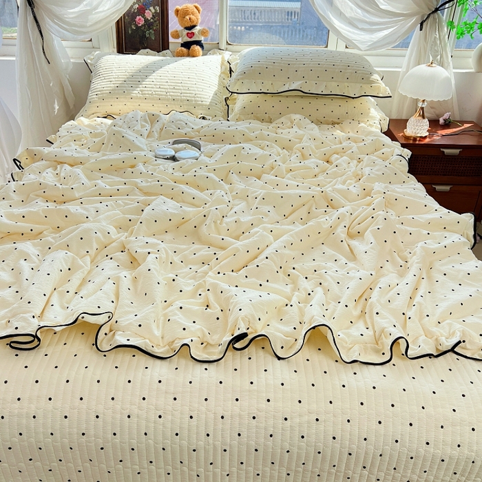 91家纺网 家纺一手货源 找家纺 （总）蝶帕家纺 2026新款云感双层纱床盖款夏被夏凉被空调被四件套