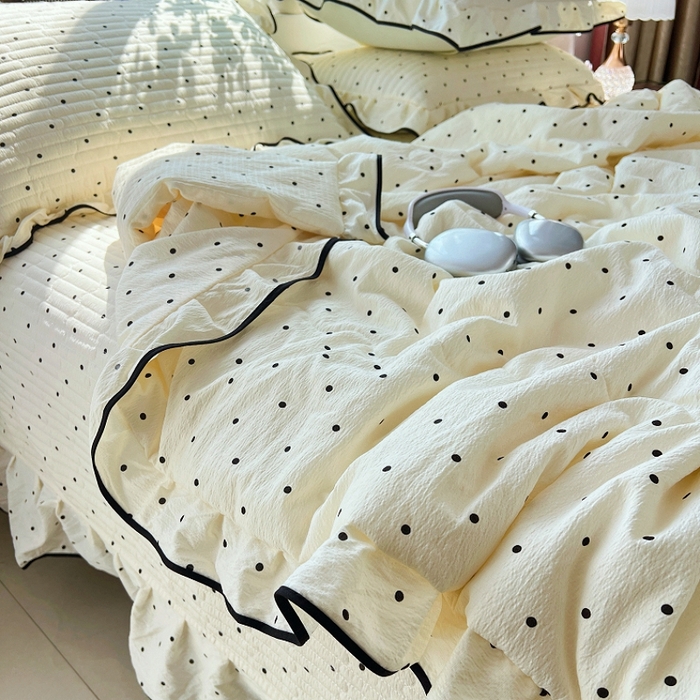 91家纺网 家纺一手货源 找家纺 （总）蝶帕家纺 2026新款云感双层纱床盖款夏被夏凉被空调被四件套