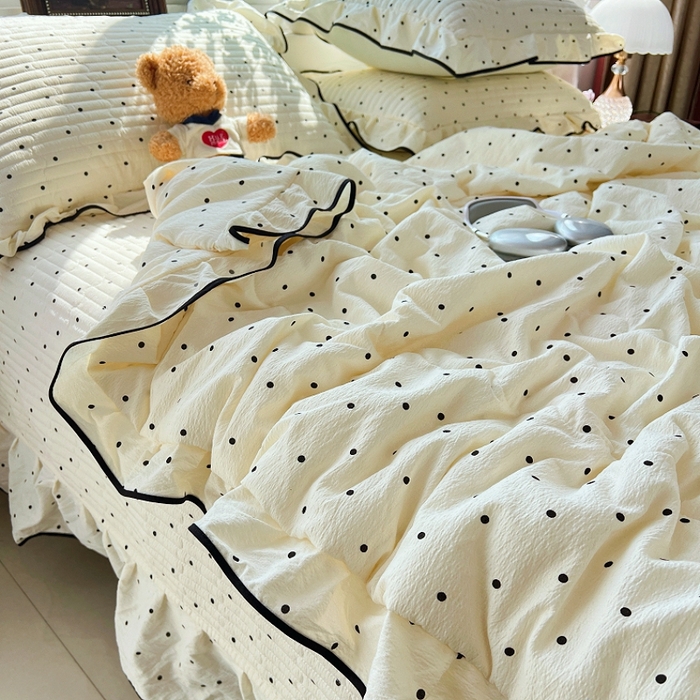 91家纺网 家纺一手货源 找家纺 （总）蝶帕家纺 2026新款云感双层纱床盖款夏被夏凉被空调被四件套