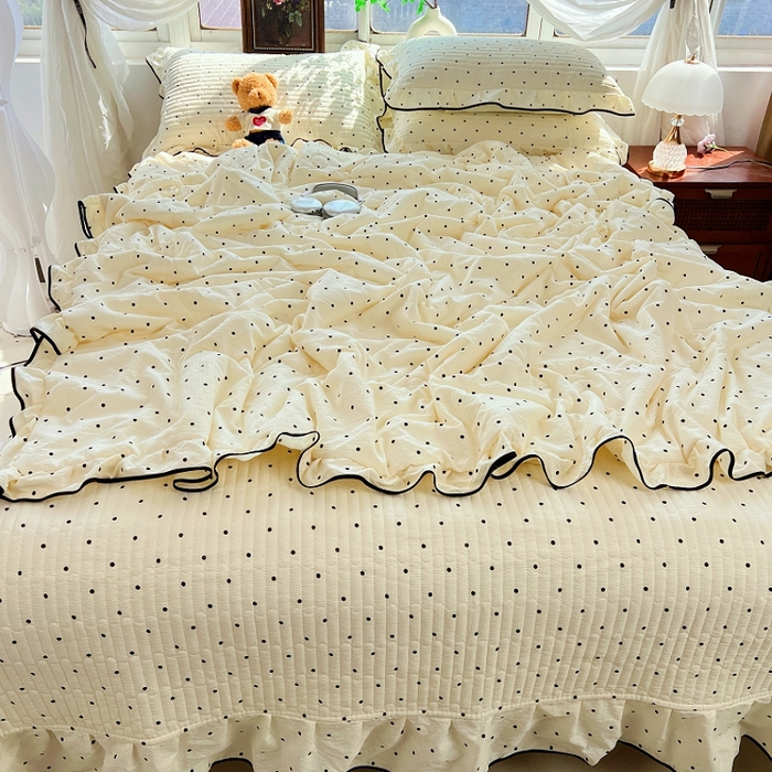 91家纺网 家纺一手货源 找家纺 （总）蝶帕家纺 2026新款云感双层纱床盖款夏被夏凉被空调被四件套