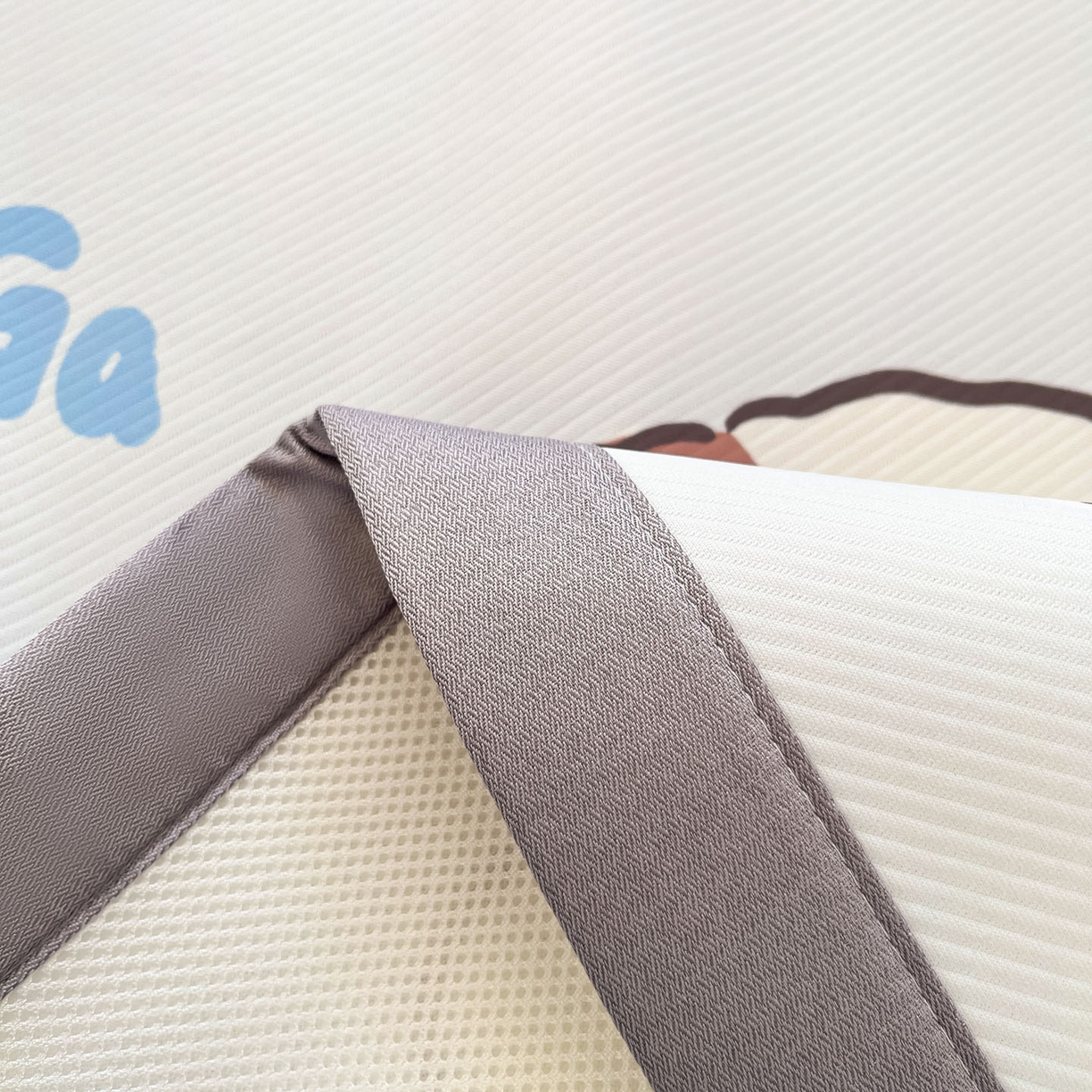 91家纺网 家纺一手货源 找家纺 川悦生活 【提供买家秀】2026新款凉豆豆冰丝大阪卡通凉席 快乐夏威夷