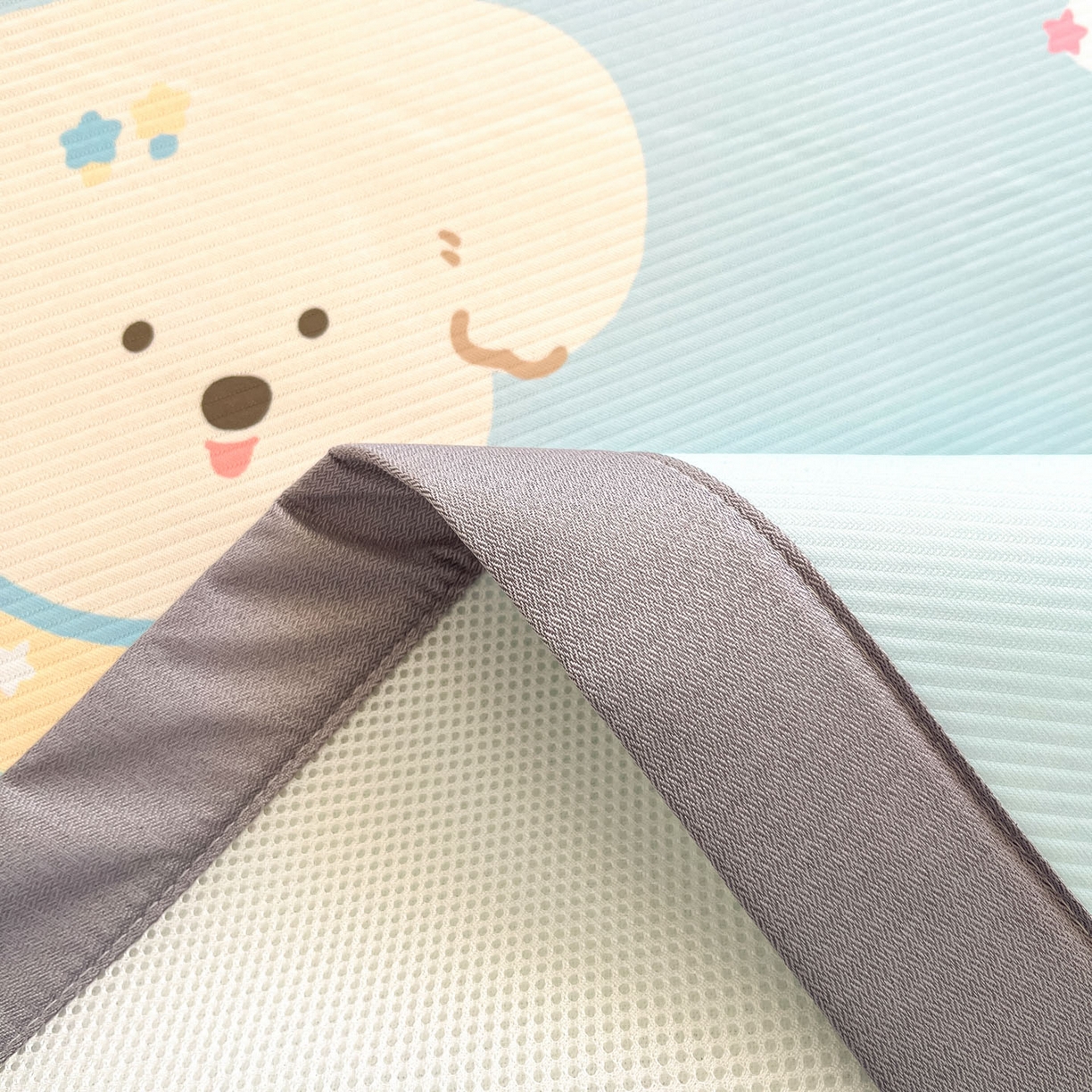 91家纺网 家纺一手货源 找家纺 川悦生活 【提供买家秀】2026新款凉豆豆冰丝大阪卡通凉席 尼塔小汪