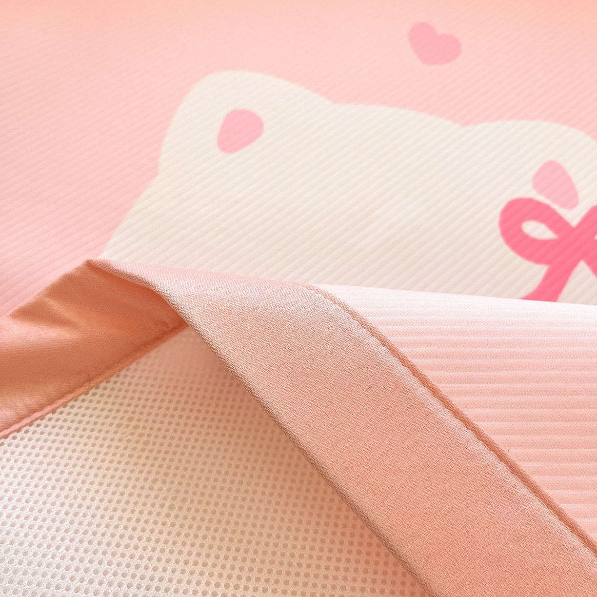 91家纺网 家纺一手货源 找家纺 川悦生活 【提供买家秀】2026新款凉豆豆冰丝大阪卡通凉席 米昔小喵