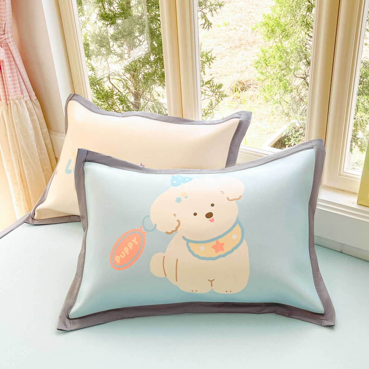 91家纺网 家纺一手货源 找家纺 川悦生活 【提供买家秀】2026新款凉豆豆冰丝大阪卡通凉席 尼塔小汪