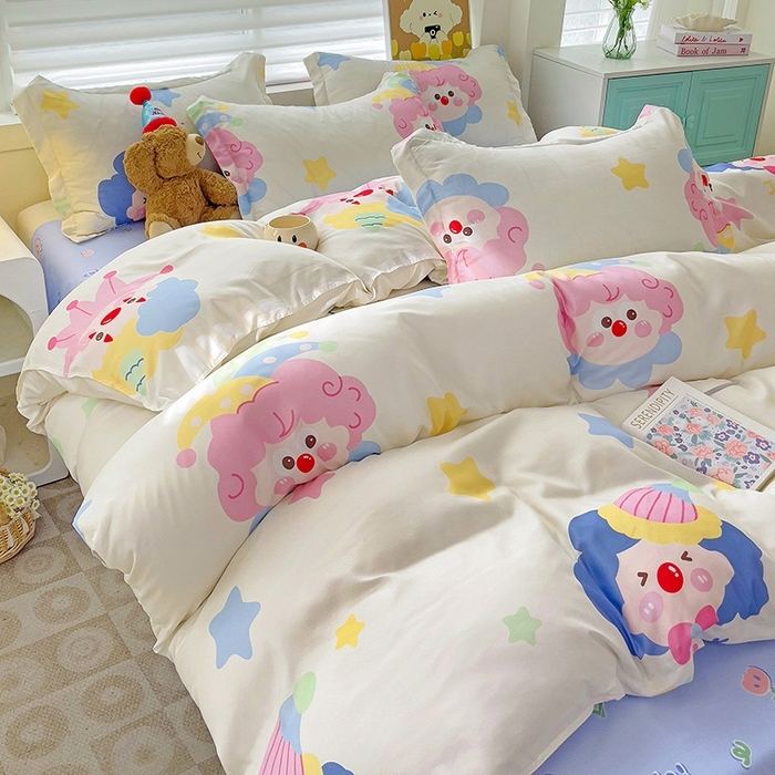 91家纺网 家纺一手货源 找家纺 （总）港岛妹妹 2025年春夏新款芦荟棉印花四件套