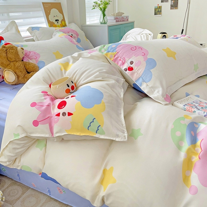 91家纺网 家纺一手货源 找家纺 （总）港岛妹妹 2025年春夏新款芦荟棉印花四件套