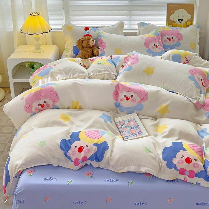 91家纺网 家纺一手货源 找家纺 （总）港岛妹妹 2025年春夏新款芦荟棉印花四件套