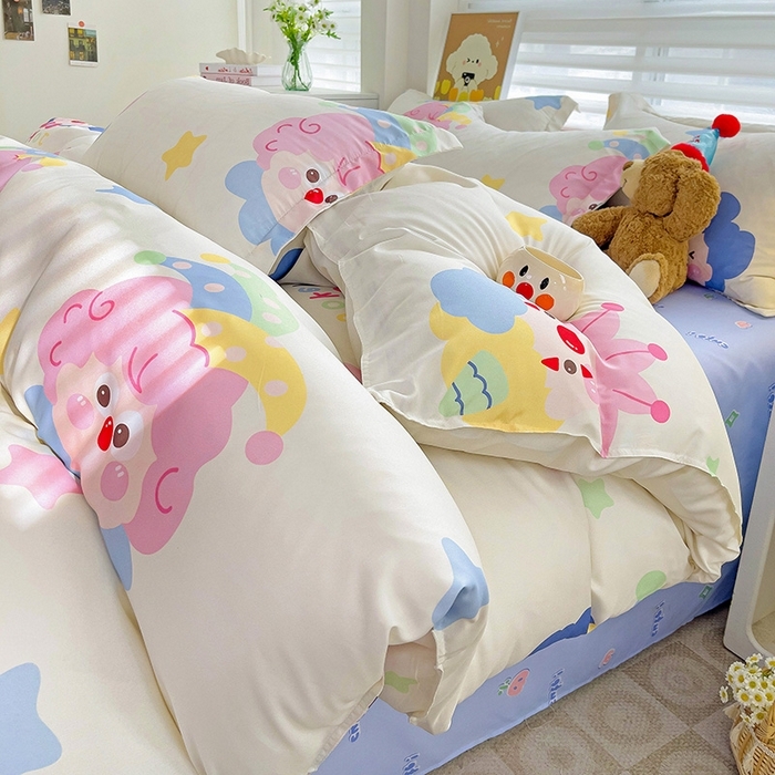 91家纺网 家纺一手货源 找家纺 （总）港岛妹妹 2025年春夏新款芦荟棉印花四件套