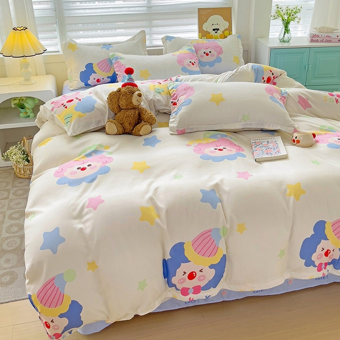 91家纺网 家纺一手货源 找家纺 （总）港岛妹妹 2025年春夏新款芦荟棉印花四件套