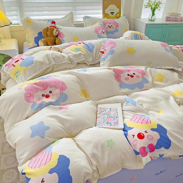 91家纺网 家纺一手货源 找家纺 （总）港岛妹妹 2025年春夏新款芦荟棉印花四件套