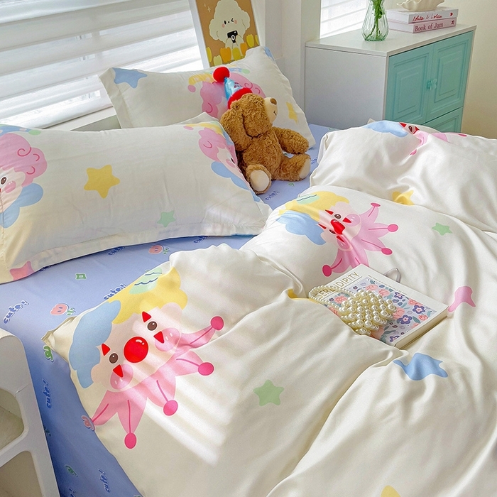 91家纺网 家纺一手货源 找家纺 （总）港岛妹妹 2025年春夏新款芦荟棉印花四件套