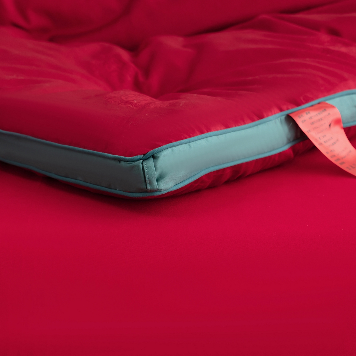 91家纺网 家纺一手货源 找家纺 甜咪咪婚庆 2026新款婚庆结婚全棉50双股100支长绒棉提花喜被被芯四季被 喜迎百子