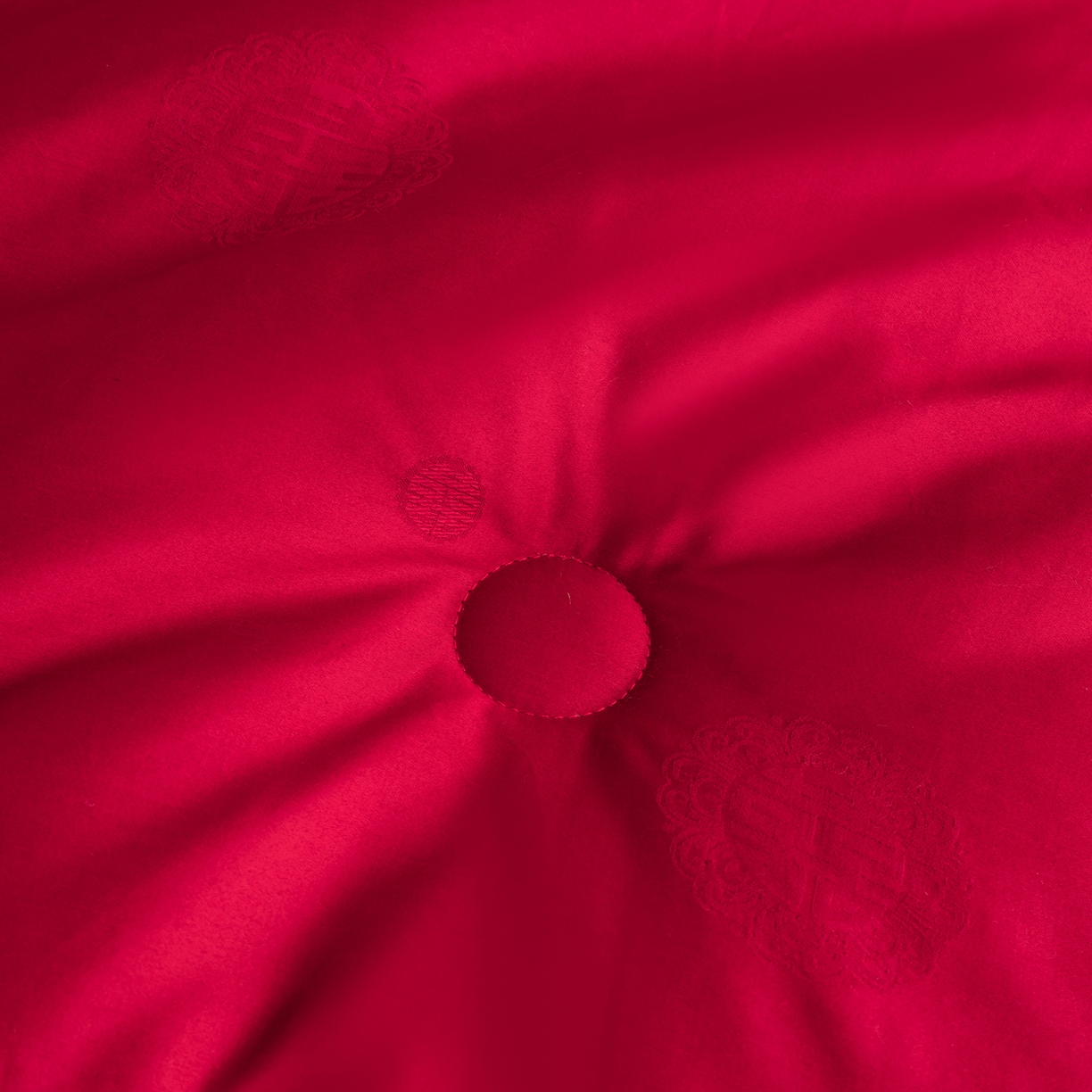 91家纺网 家纺一手货源 找家纺 甜咪咪婚庆 2026新款婚庆结婚全棉50双股100支长绒棉提花喜被被芯四季被 圆圆满满