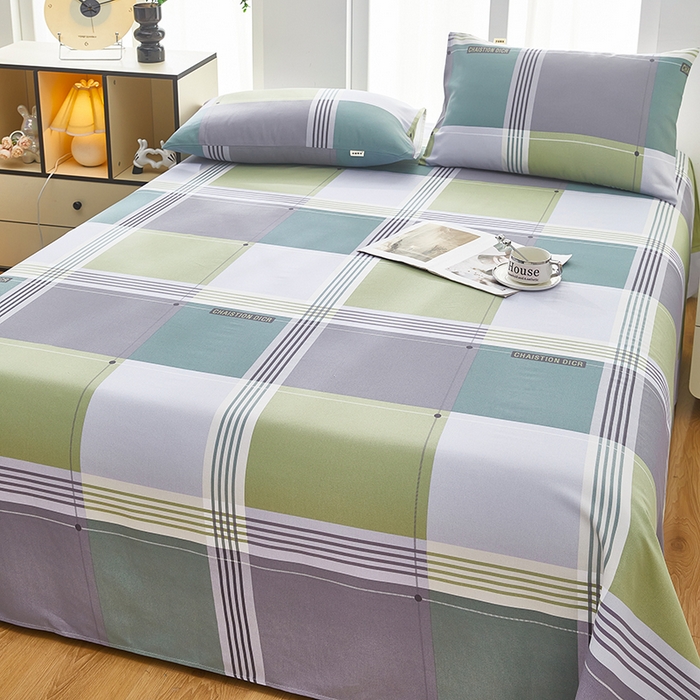 91家纺网 家纺一手货源 找家纺 希廷顿 2025新款床单款原棉老粗布凉席席子 格调