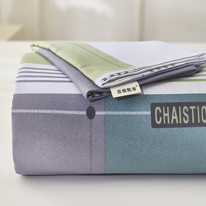 91家纺网 家纺一手货源 找家纺 希廷顿 2025新款床单款原棉老粗布凉席席子 格调
