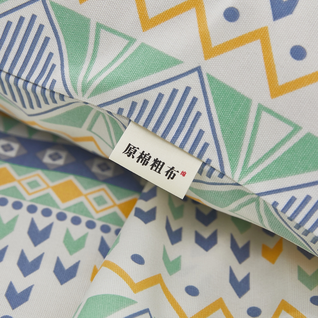 91家纺网 家纺一手货源 找家纺 希廷顿 2025新款床单款原棉老粗布凉席席子 敦煌碎影