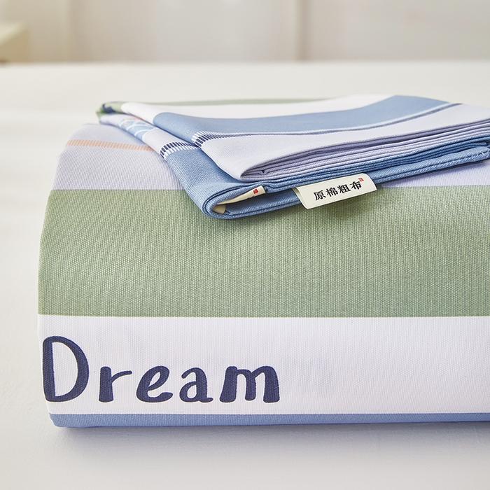 91家纺网 家纺一手货源 找家纺 希廷顿 2025新款床单款原棉老粗布凉席席子 瑾纹