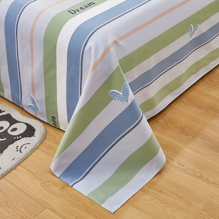 91家纺网 家纺一手货源 找家纺 希廷顿 2025新款床单款原棉老粗布凉席席子 瑾纹