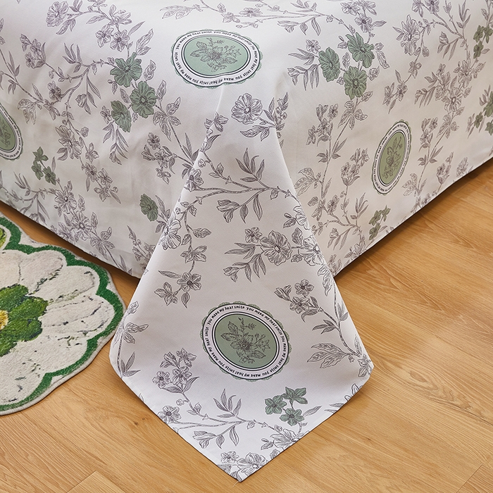 91家纺网 家纺一手货源 找家纺 希廷顿 2025新款床单款原棉老粗布凉席席子 蔷绯