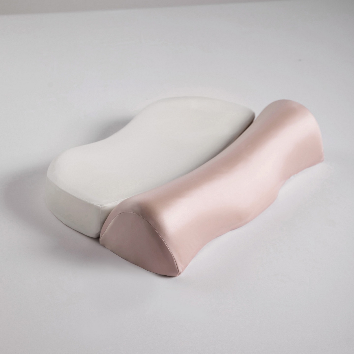 初铭记忆枕 2026新款凉感牵引枕记忆枕枕头枕芯 粉色