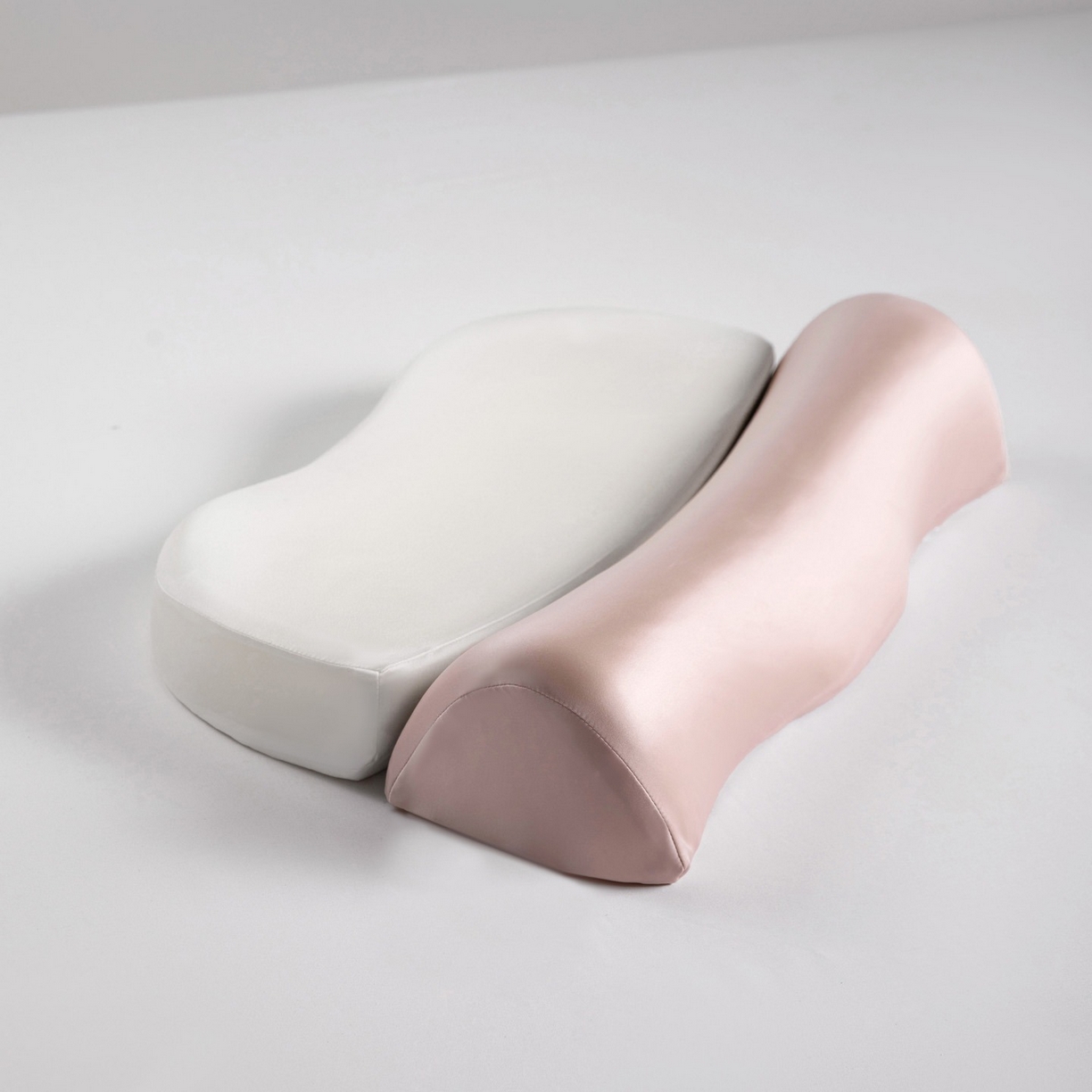 91家纺网 家纺一手货源 找家纺 初铭记忆枕 2026新款凉感牵引枕记忆枕枕头枕芯 粉色