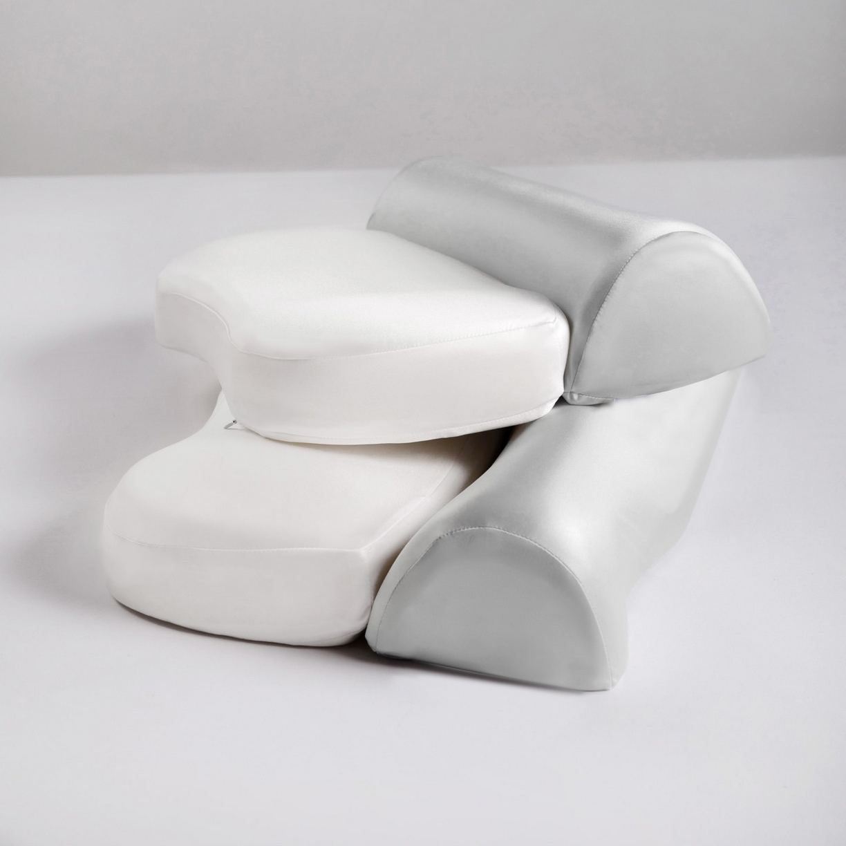 91家纺网 家纺一手货源 找家纺 初铭记忆枕 2026新款凉感牵引枕记忆枕枕头枕芯 灰色