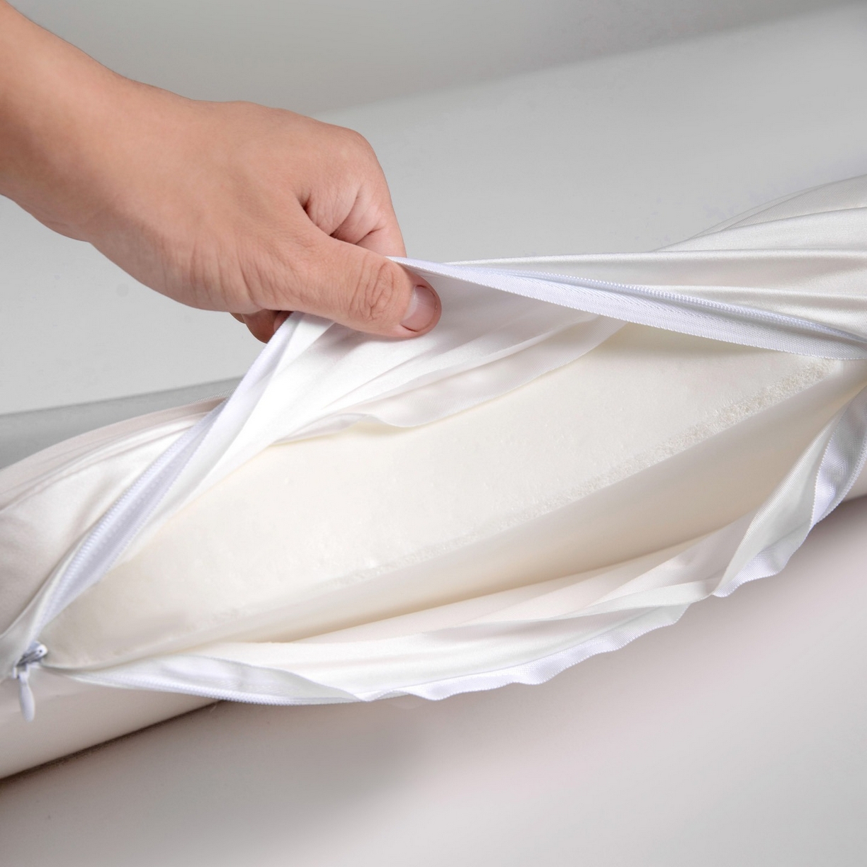 91家纺网 家纺一手货源 找家纺 初铭记忆枕 2026新款凉感牵引枕记忆枕枕头枕芯 灰色