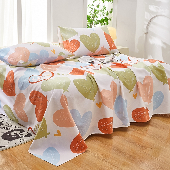 91家纺网 家纺一手货源 找家纺 希廷顿 2025新款床单款原棉老粗布凉席席子 心怡