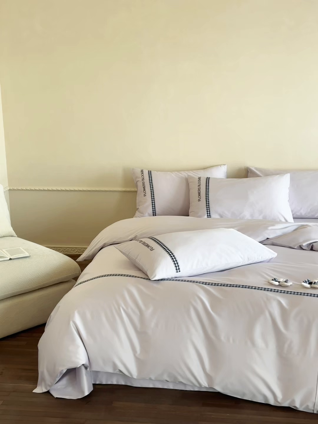 91家纺网 家纺一手货源 找家纺 （总）名品优仓 2026春夏新款新疆长绒棉纯棉刺绣四件套-魅朵