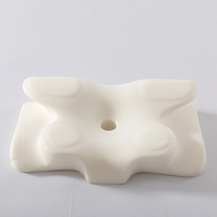 91家纺网 家纺一手货源 找家纺 初铭记忆枕 2026新款跨境支撑性牛角枕飞机枕碟形枕枕头慢回弹枕芯 灰色