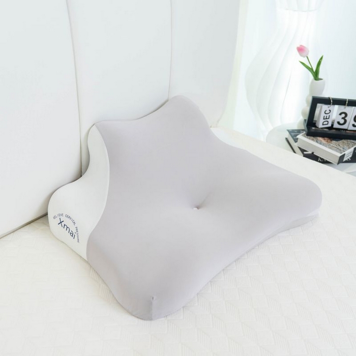 91家纺网 家纺一手货源 找家纺 初铭记忆枕 2026新款多功能趴趴枕枕头枕芯 银雪灰