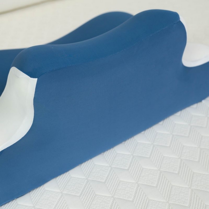 91家纺网 家纺一手货源 找家纺 初铭记忆枕 2026新款多功能趴趴枕枕头枕芯 极光蓝