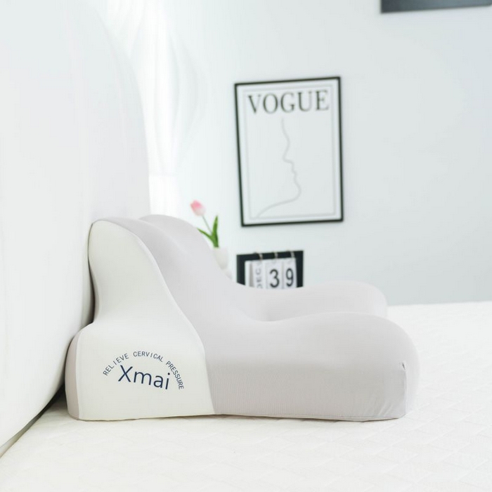 91家纺网 家纺一手货源 找家纺 初铭记忆枕 2026新款多功能趴趴枕枕头枕芯 银雪灰