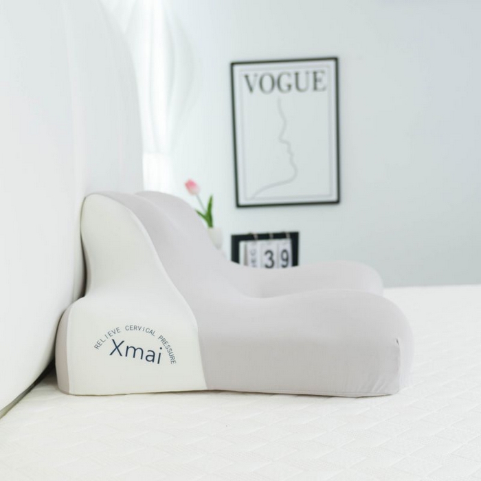 91家纺网 家纺一手货源 找家纺 初铭记忆枕 2026新款多功能趴趴枕枕头枕芯 银雪灰