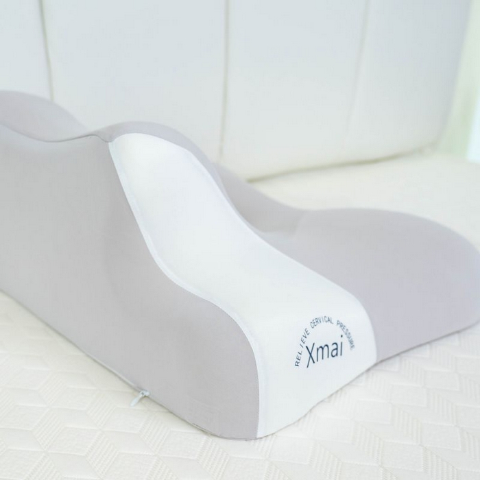 91家纺网 家纺一手货源 找家纺 初铭记忆枕 2026新款多功能趴趴枕枕头枕芯 银雪灰