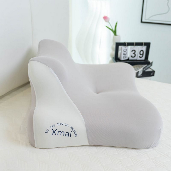 91家纺网 家纺一手货源 找家纺 初铭记忆枕 2026新款多功能趴趴枕枕头枕芯 银雪灰