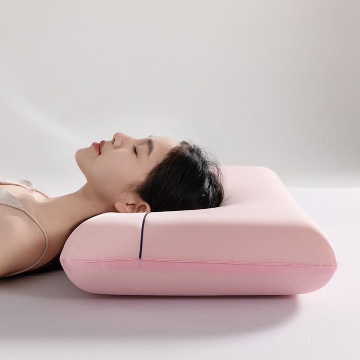 91家纺网 家纺一手货源 找家纺 初铭记忆枕 2026新款某朵同款慢回弹深睡太空记忆枕芯面包枕枕头枕芯 粉色