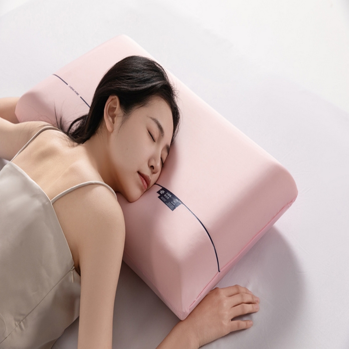 91家纺网 家纺一手货源 找家纺 初铭记忆枕 2026新款某朵同款慢回弹深睡太空记忆枕芯面包枕枕头枕芯 粉色