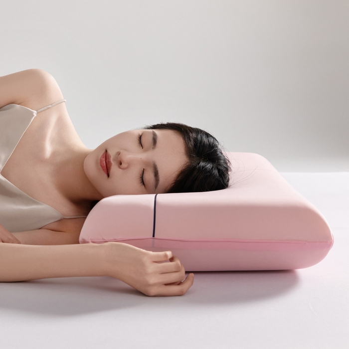 91家纺网 家纺一手货源 找家纺 初铭记忆枕 2026新款某朵同款慢回弹深睡太空记忆枕芯面包枕枕头枕芯 粉色