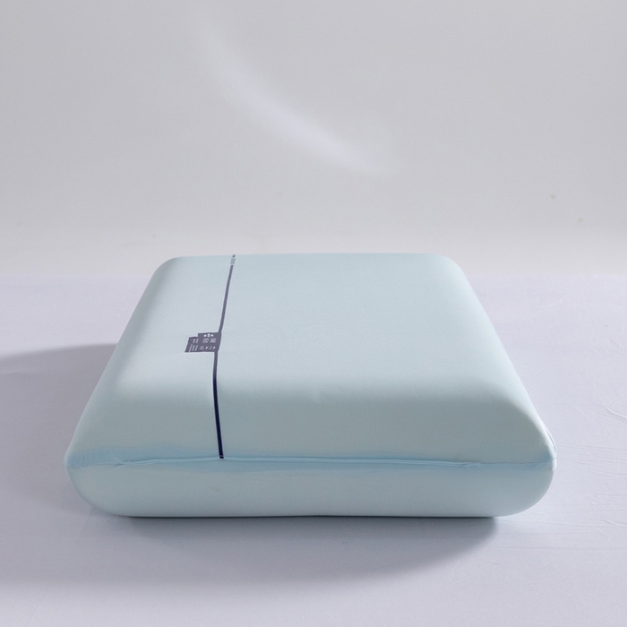 91家纺网 家纺一手货源 找家纺 初铭记忆枕 2026新款某朵同款慢回弹深睡太空记忆枕芯面包枕枕头枕芯 浅蓝