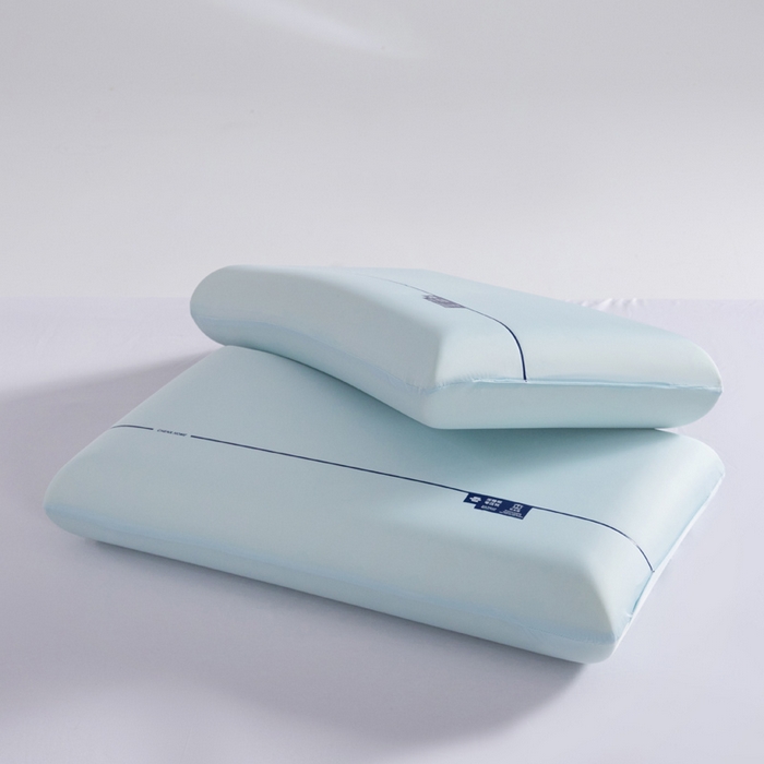 91家纺网 家纺一手货源 找家纺 初铭记忆枕 2026新款某朵同款慢回弹深睡太空记忆枕芯面包枕枕头枕芯 浅蓝