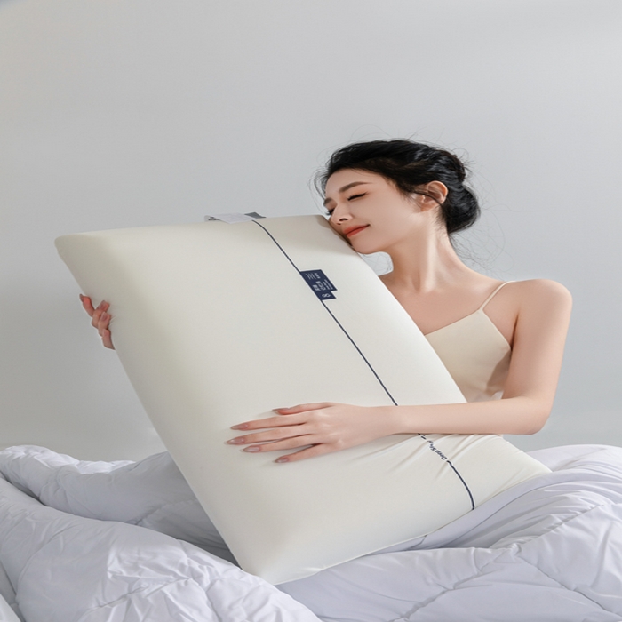 91家纺网 家纺一手货源 找家纺 初铭记忆枕 2026新款某朵同款慢回弹深睡太空记忆枕芯面包枕枕头枕芯 白色