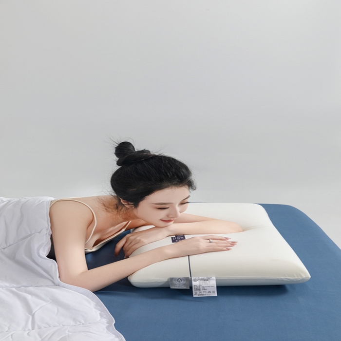 91家纺网 家纺一手货源 找家纺 初铭记忆枕 2026新款某朵同款慢回弹深睡太空记忆枕芯面包枕枕头枕芯 白色