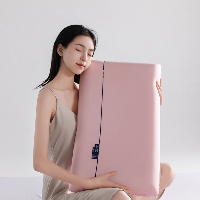 91家纺网 家纺一手货源 找家纺 初铭记忆枕 2026新款某朵同款慢回弹深睡太空记忆枕芯面包枕枕头枕芯 粉色