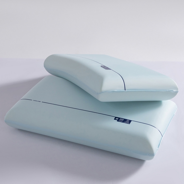 91家纺网 家纺一手货源 找家纺 初铭记忆枕 2026新款某朵同款慢回弹深睡太空记忆枕芯面包枕枕头枕芯 浅蓝