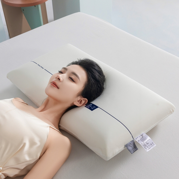 初铭记忆枕 2026新款某朵同款慢回弹深睡太空记忆枕芯面包枕枕头枕芯 白色