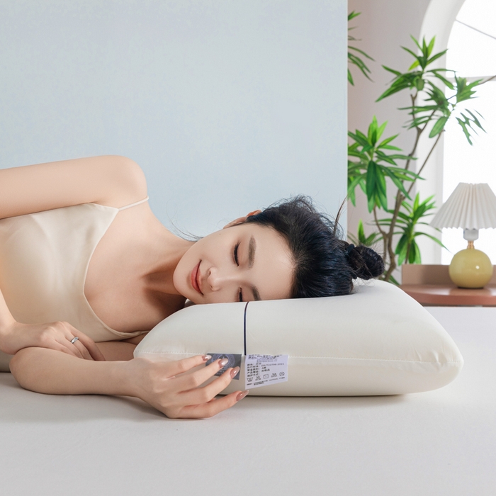 91家纺网 家纺一手货源 找家纺 初铭记忆枕 2026新款某朵同款慢回弹深睡太空记忆枕芯面包枕枕头枕芯 白色