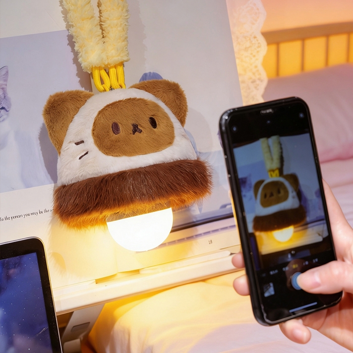 91家纺网 家纺一手货源 找家纺 仟亿莱 2026新款歪耳暹罗猫挂扣小夜灯 组合图仅供展示不可下单 14X17cm