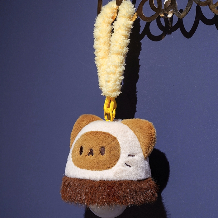 91家纺网 家纺一手货源 找家纺 仟亿莱 2026新款歪耳暹罗猫挂扣小夜灯 黄扣豆眼暹罗猫 14X17cm