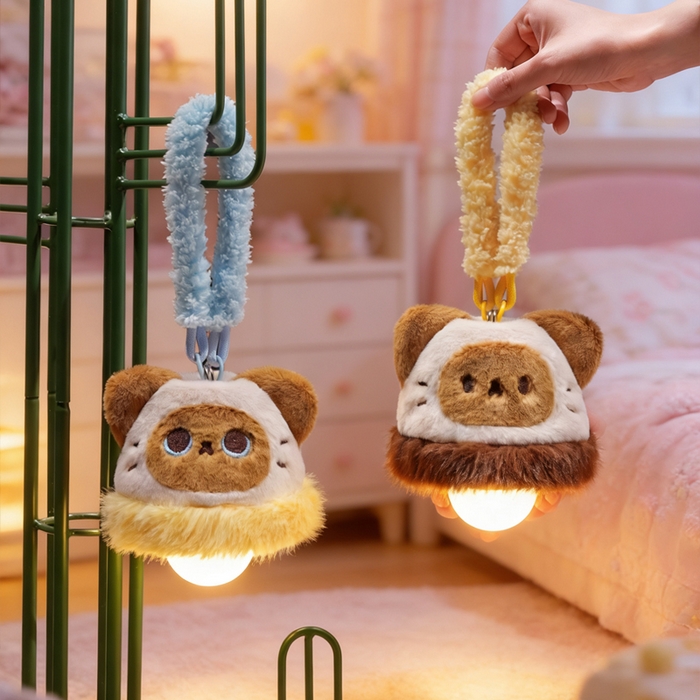 91家纺网 家纺一手货源 找家纺 仟亿莱 2026新款歪耳暹罗猫挂扣小夜灯 组合图仅供展示不可下单 14X17cm